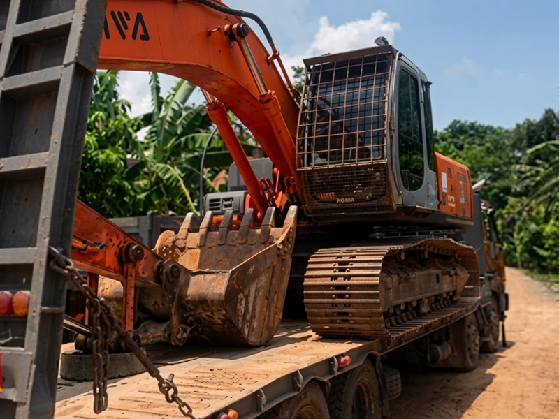 Excavator on Site